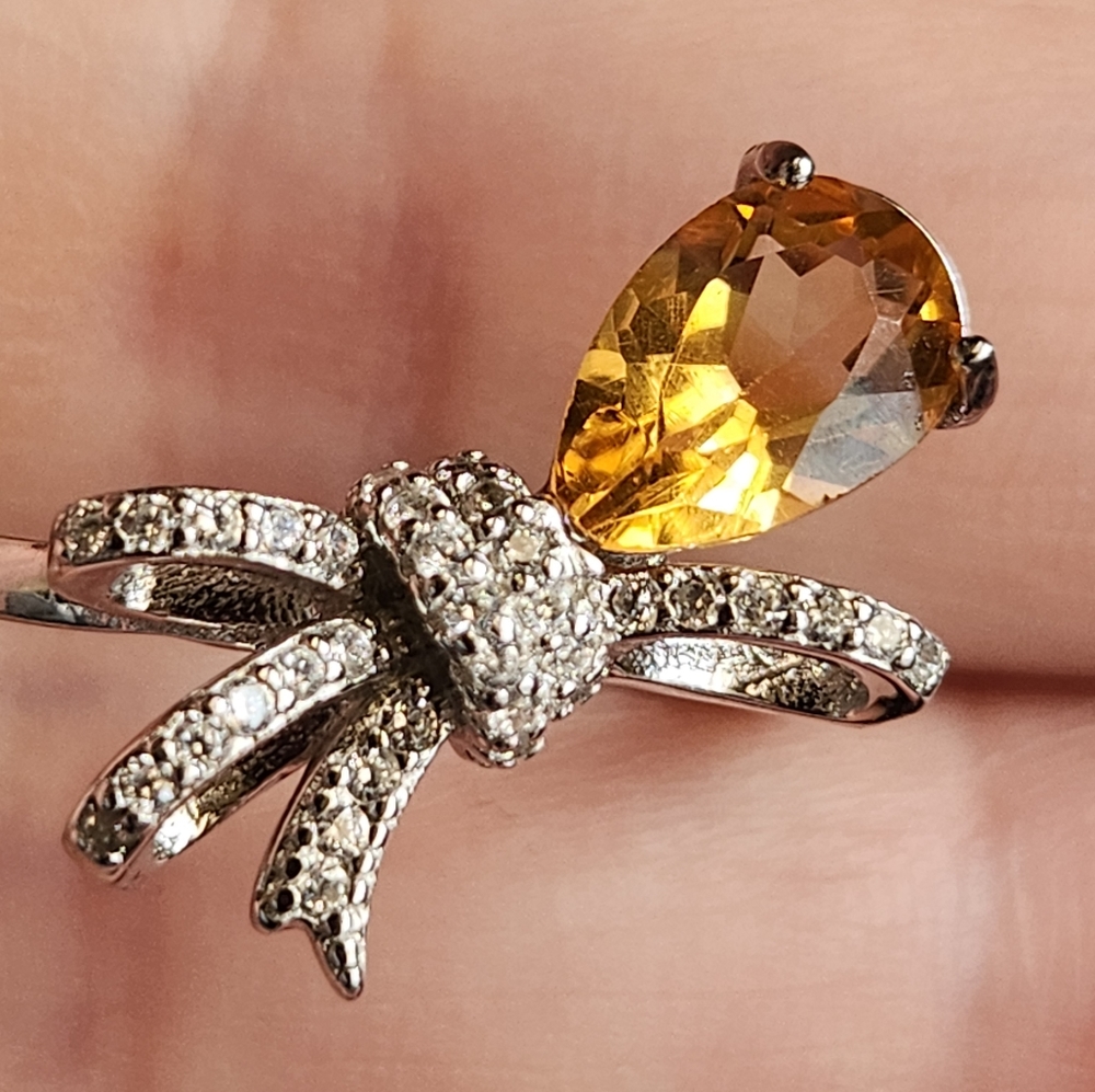 New Citrine Ring in Silver S925